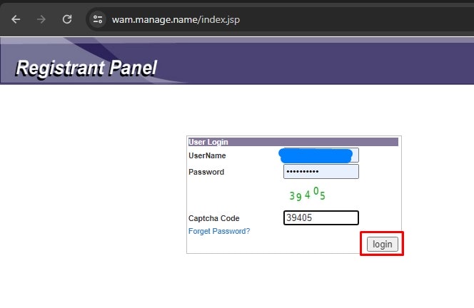 Login to registrar's DNS mgmt portal